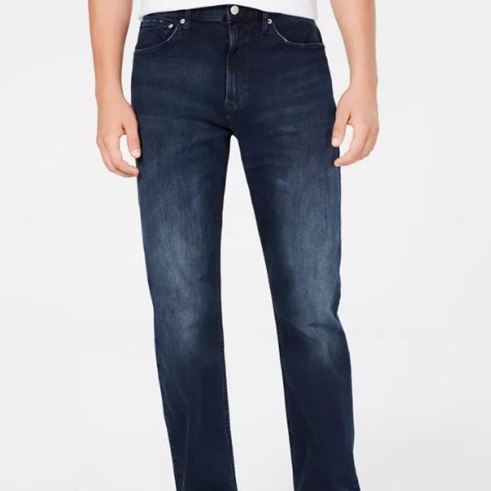 NWT Calvin Klein Men's Straight-Fit Stretch Jeans